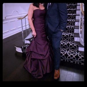 Alfred Angelo 7354L gown. Grape - Size 14