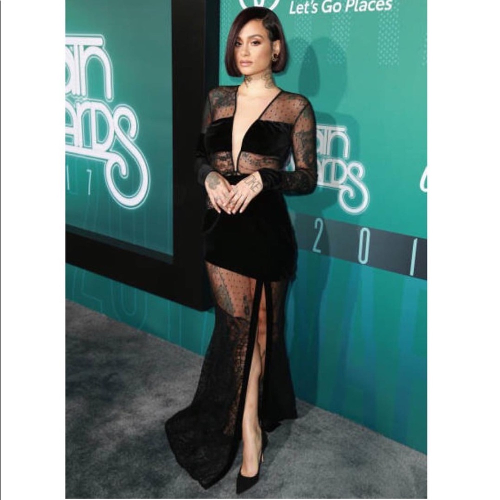 Lacey Velvet Gown