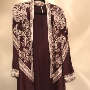 Free people maxi kimono robe