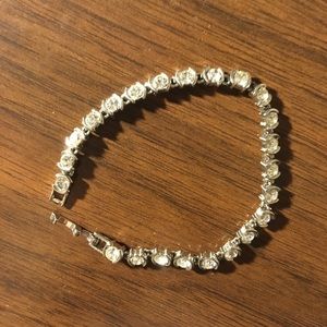 Silver tone bracelet