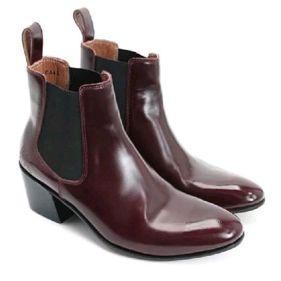 John Fluevog Shoes - SOLDJohn Fluevog Burgundy Cairo Chelsea Boots