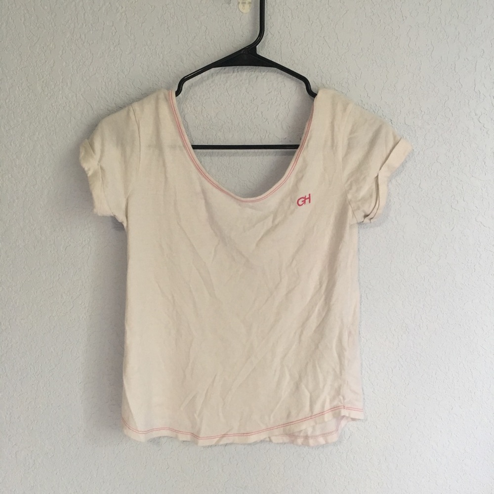 White Off the Shoulder Shirt