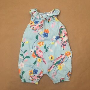 Baby Boden bird romper 3-6