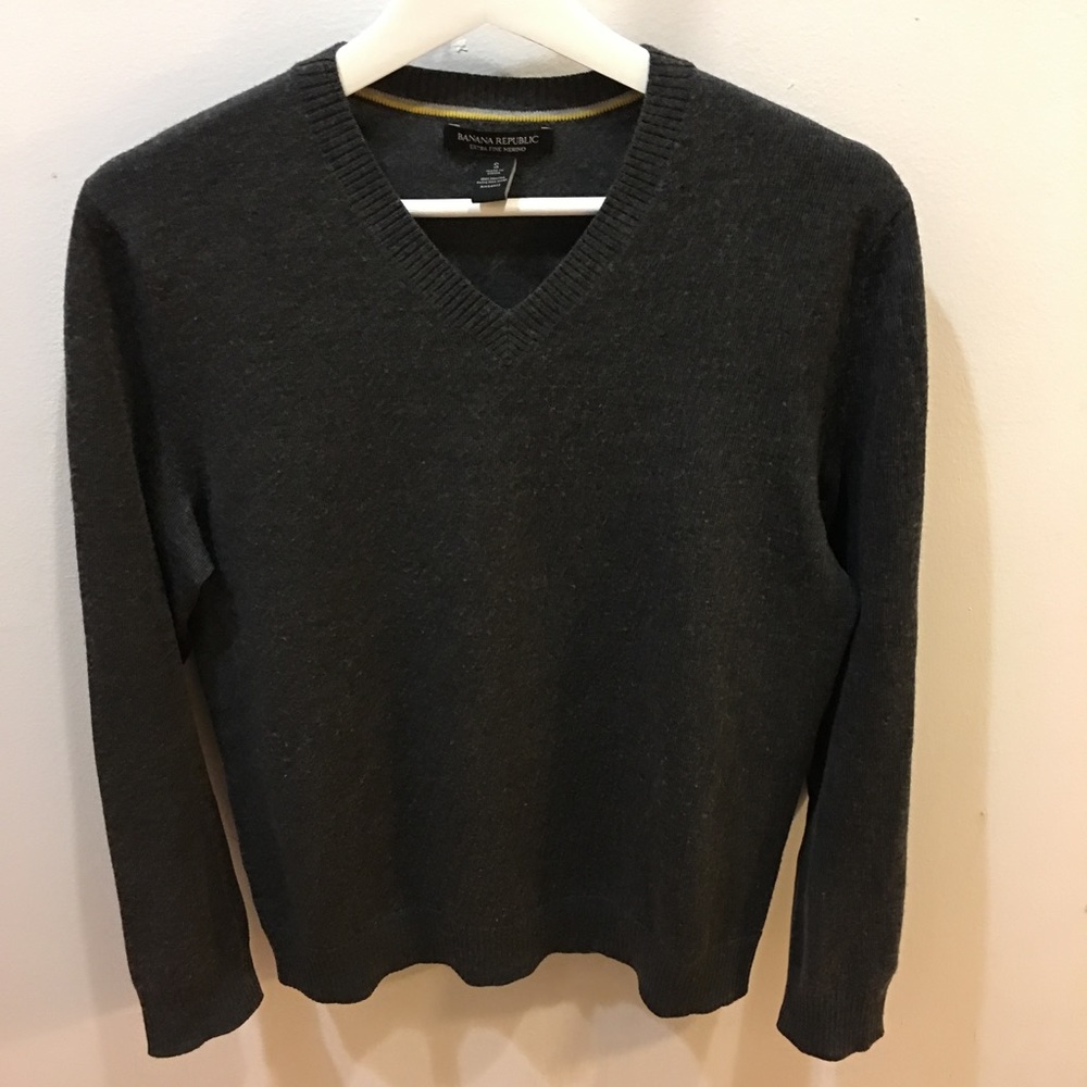 Dark Gray v-neck