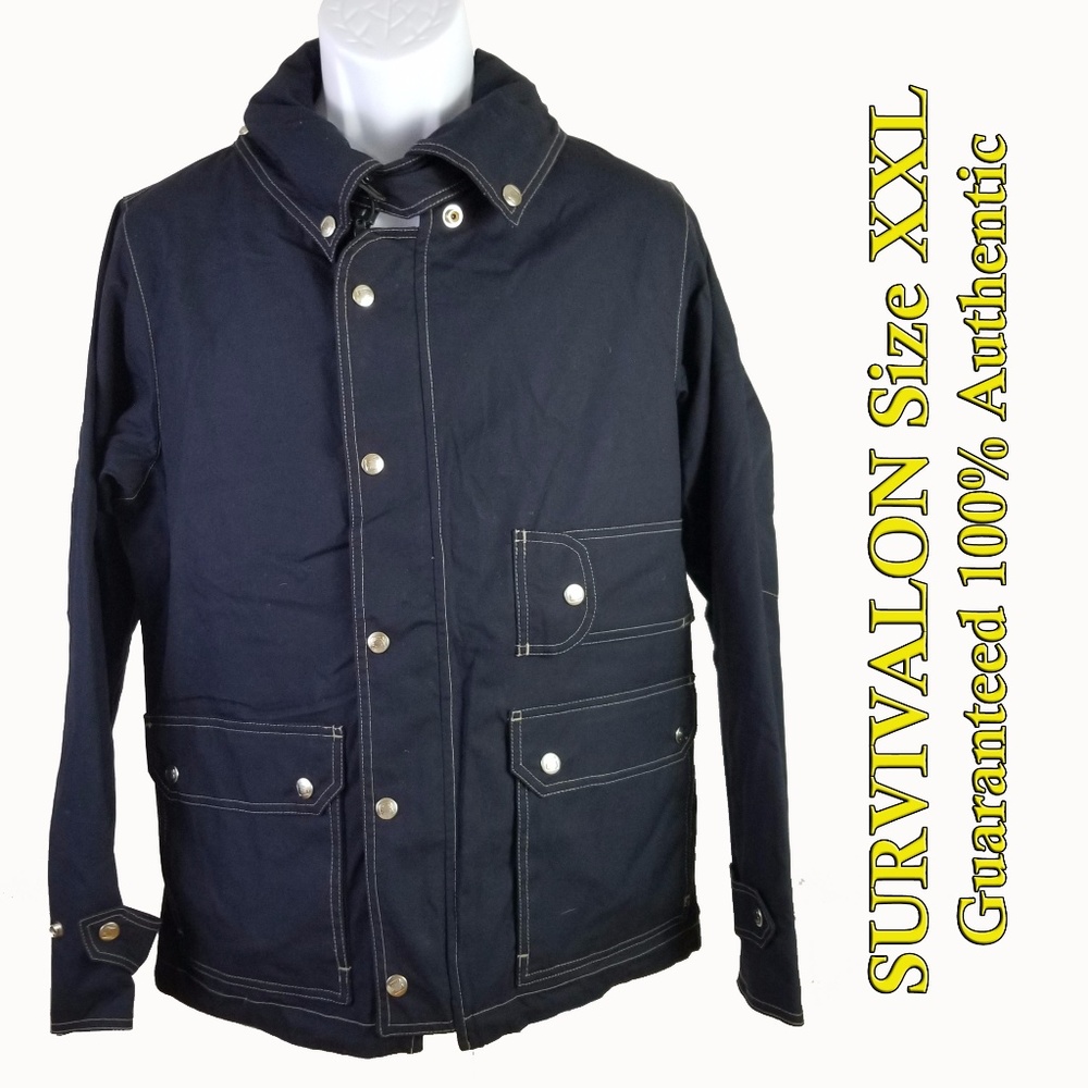 NWT Survivalon Men's Navy Knox Jacket Size XXL