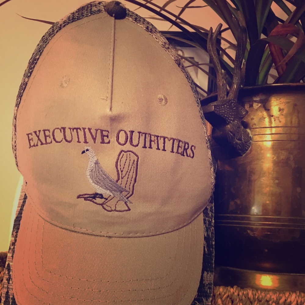 Camo & Khaki Executive Hunter mesh cap