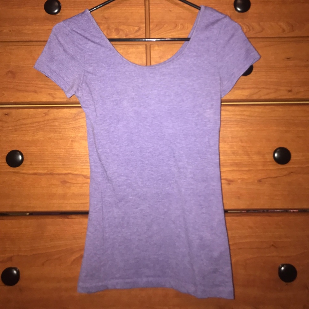 {Forever 21} purple crew neck tee small