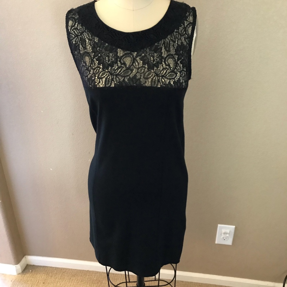 BCBG Black Lace Dress