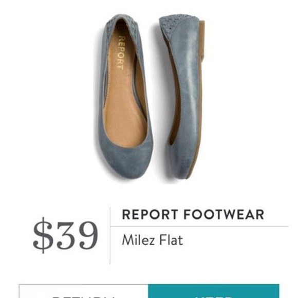Stitch Fix Report Footwear Miles Flat 7.5 8 - Picture 2 of 8