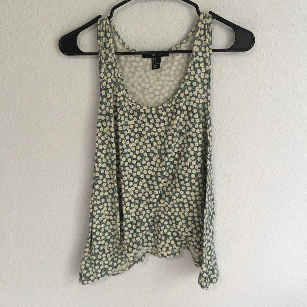 Blue Daisy Tank