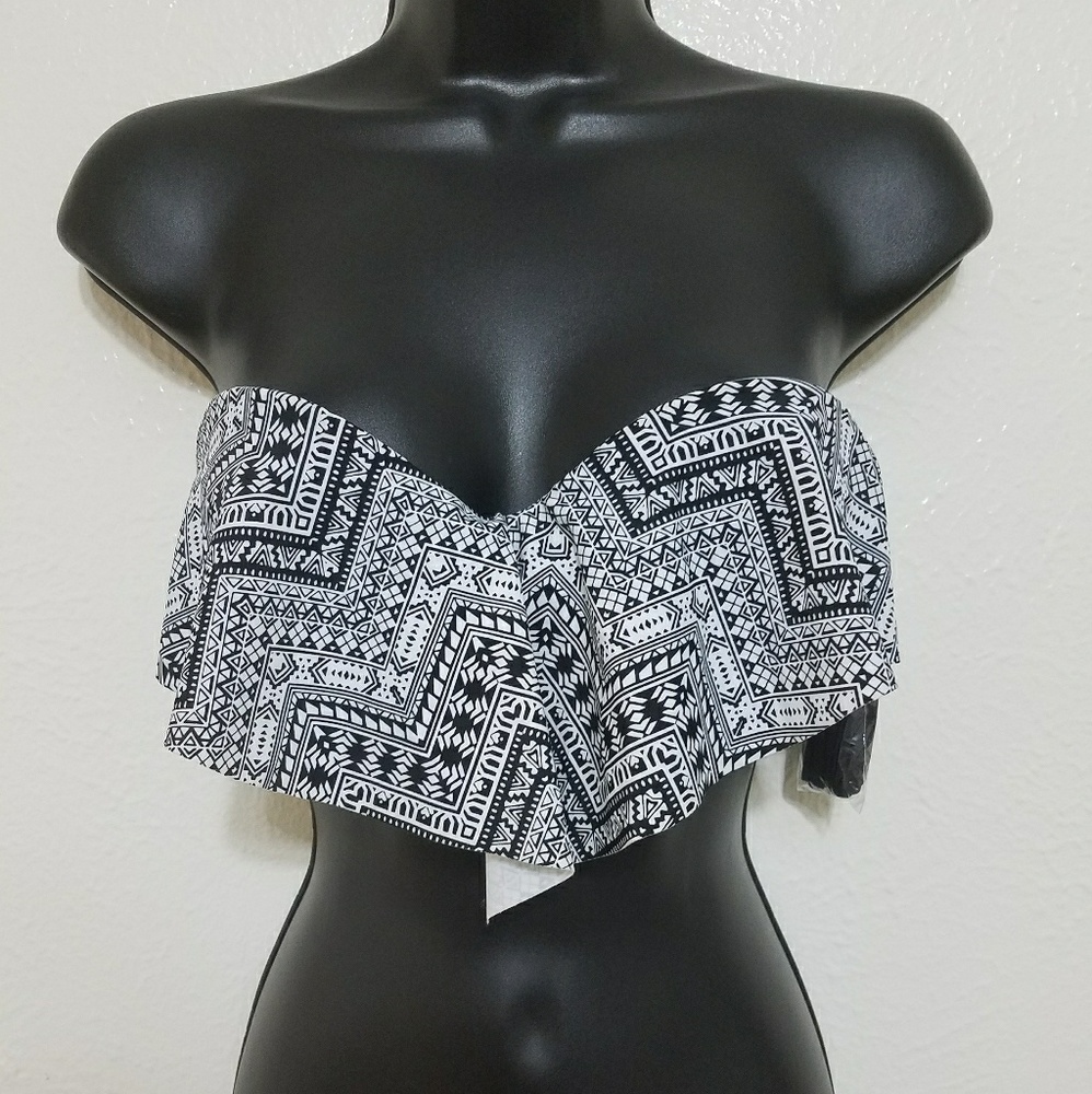 ARIZONA Flounce Push-up Bikini Top