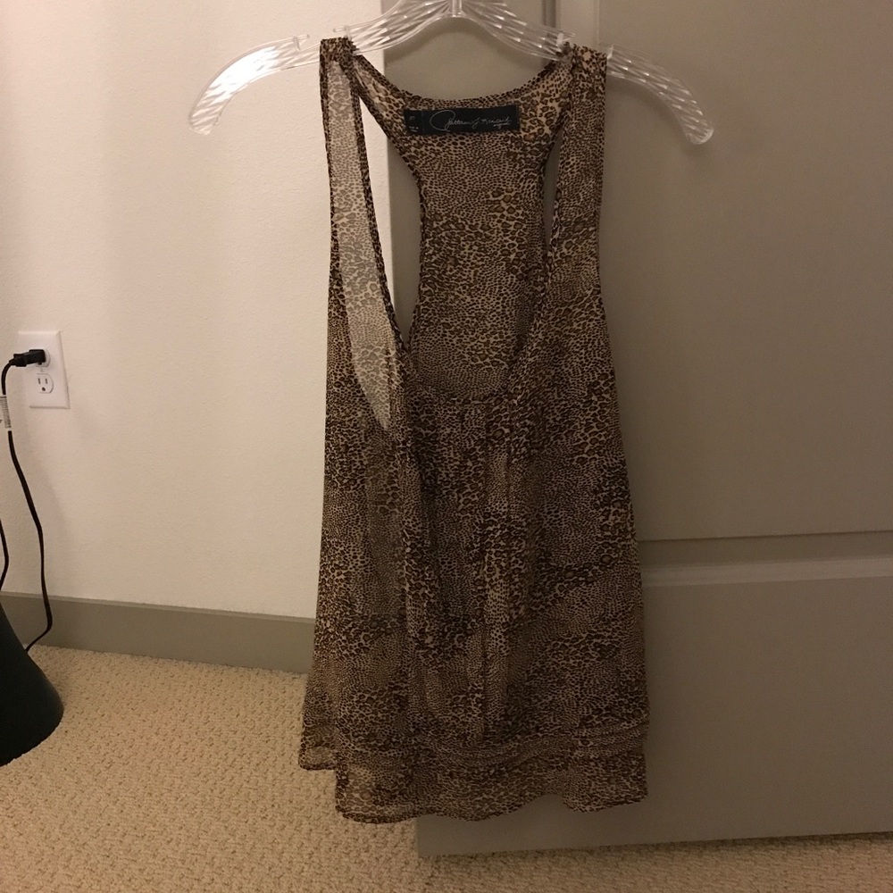 Cheetah print blouse