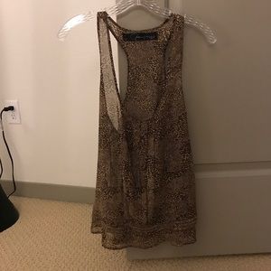 Cheetah print blouse