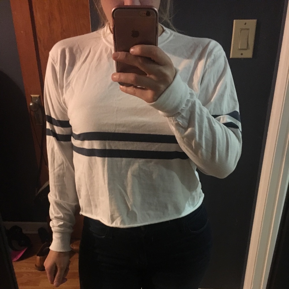 Brandy Melville Striped Long Sleeve Tee