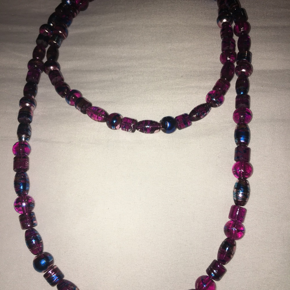 Handstrung bead necklace