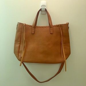 Sole Society Faux Leather Tote Bag