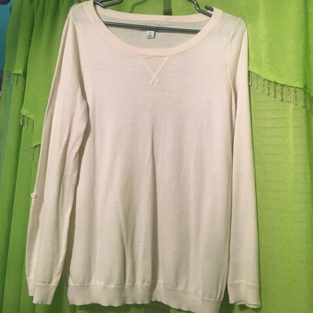 Cream color sweater