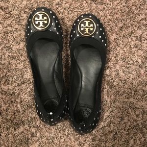 Tory Burch Caroline Flats in Printed Leather