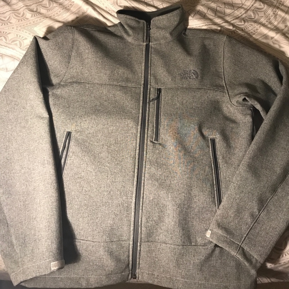 North Face Tethered Gray fleece lined jacket