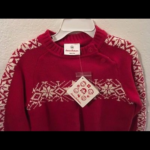 NWT Hanna Andersson Nordic Snow holiday sweater - Picture 2 of 4