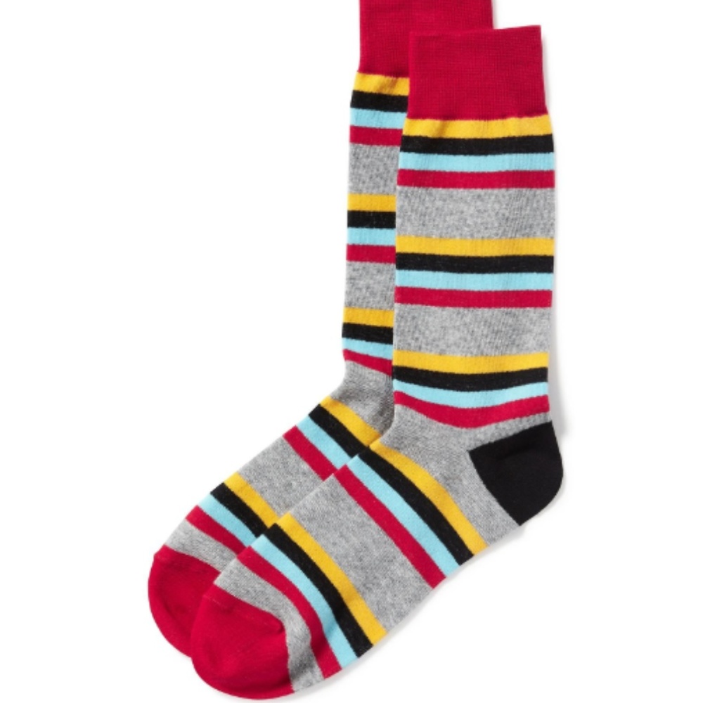 red stripe socks