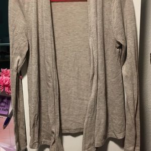 Beige/tan cardigan