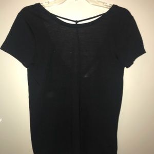 VS Sport black tee with back cut out