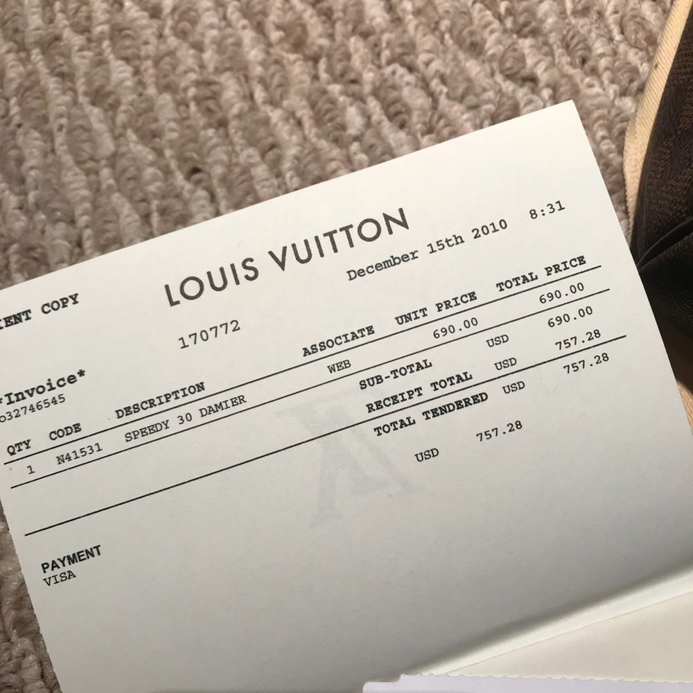 Louis Vuitton Speedy 30”