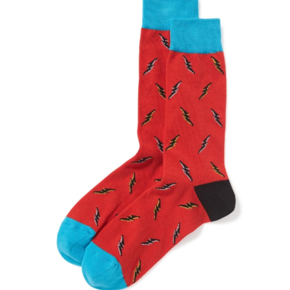 lightning bolt socks