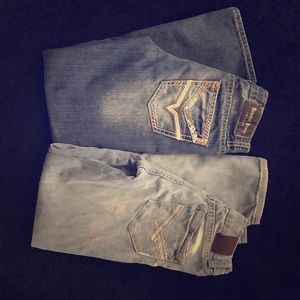 Boys size 14 buckle jeans