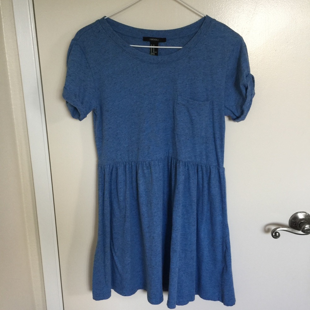 Blue Babydoll Dress