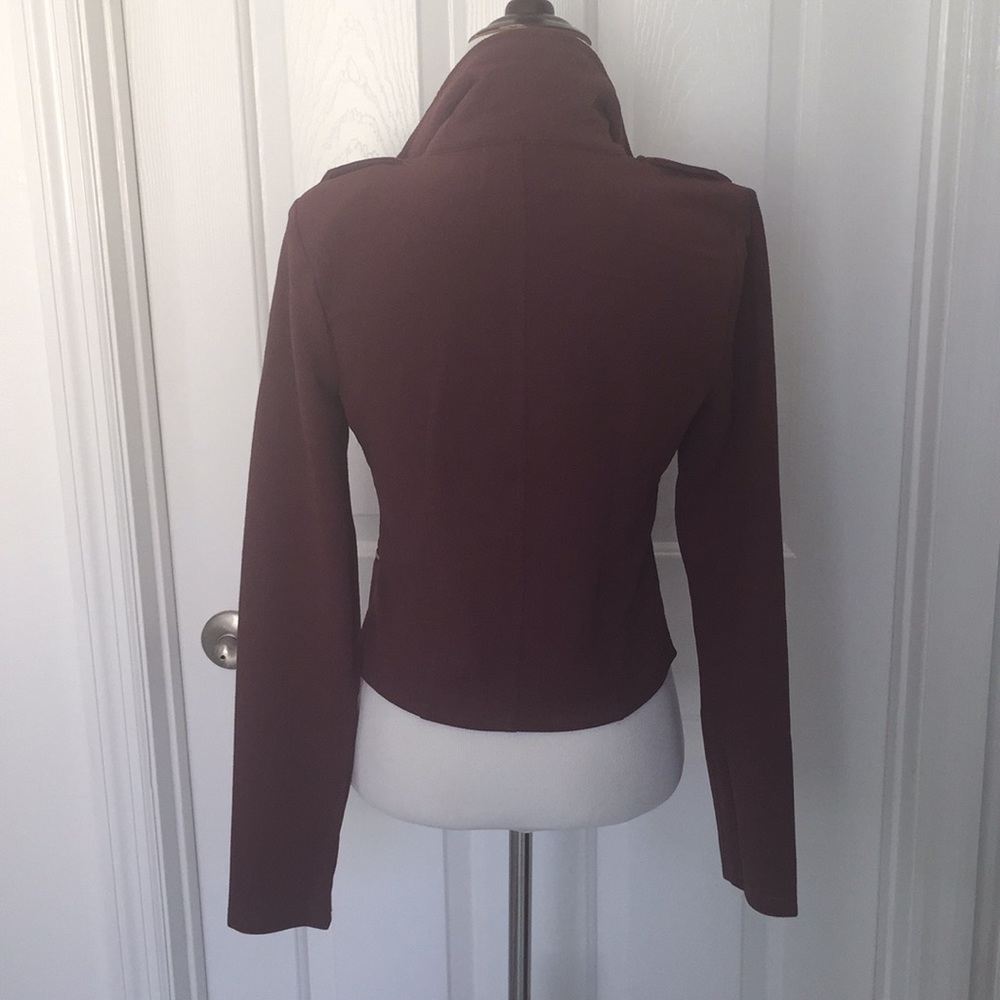 Hot! Moto Jacket in Dusty Rose! - Picture 4 of 5
