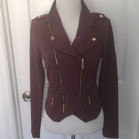 Hot! Moto Jacket in Dusty Rose! - Picture 2 of 5