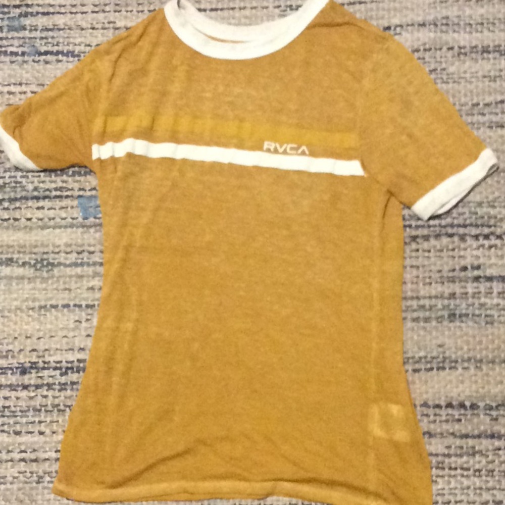 Orange RVCA shirt