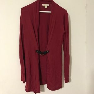 Michael Kors red cardigan size s