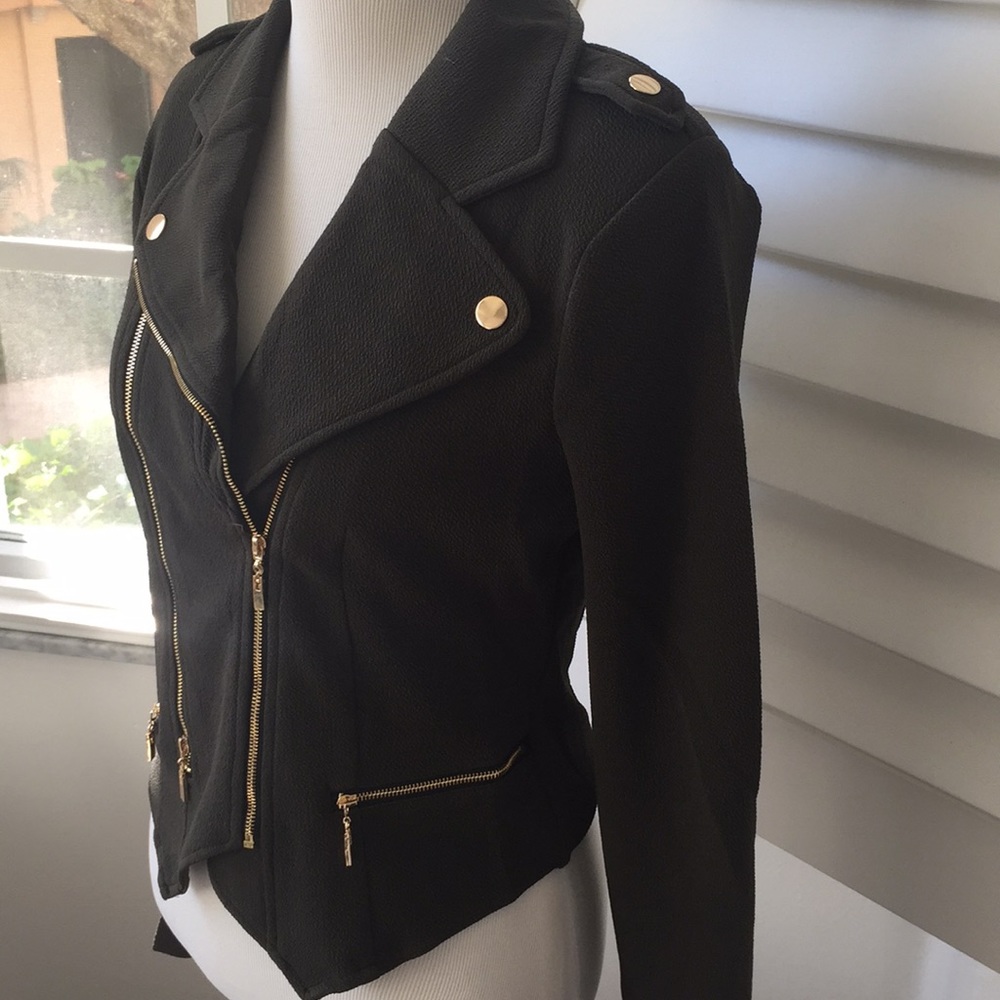 Hot! Moto Jacket in Olive! - Picture 4 of 8
