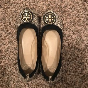 Tory Burch Caroline Leather Flats