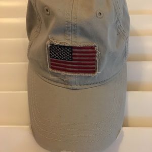 USA flag khaki cap