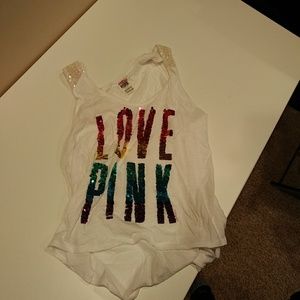 Pink tank top