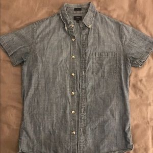 Slim J. Crew Short-Sleeved Shirt