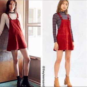 Make an Offer 🌹Red Suede Jumper! Urban Outfitters