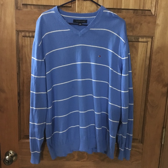 Tommy Hilfiger Other - 🔵TOMMY Hilfiger! Blue and white sweater!