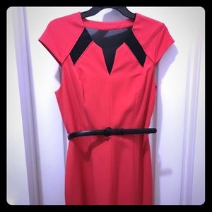 Jessica Simpson coral dress