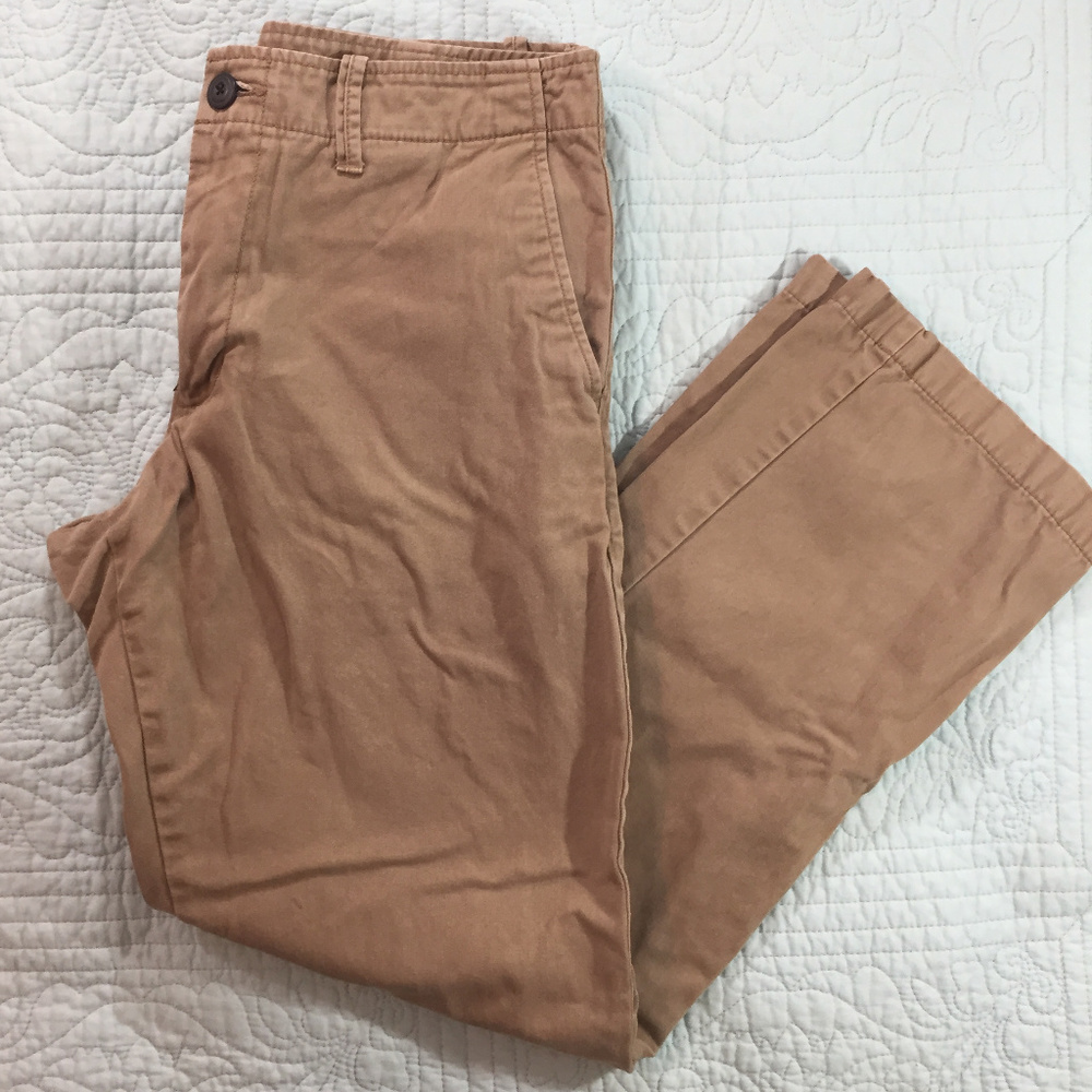 Old Navy Broken In Straight Khakis, 33x32