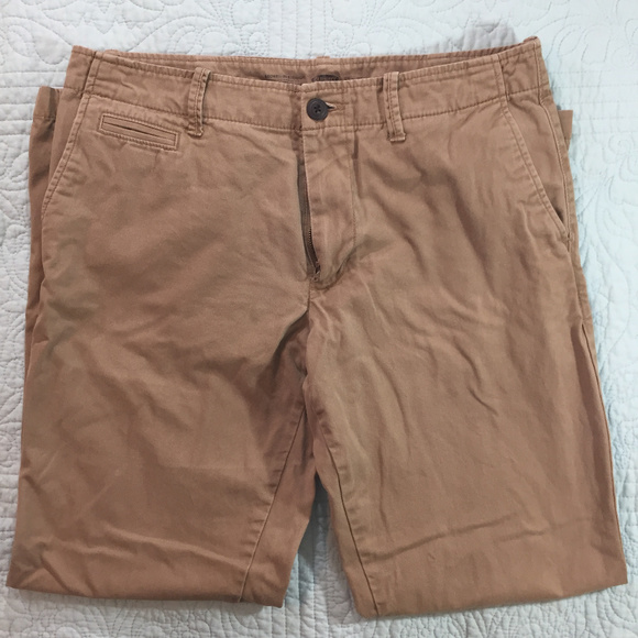 Old Navy Broken In Straight Khakis, 33x32 - Picture 2 of 5