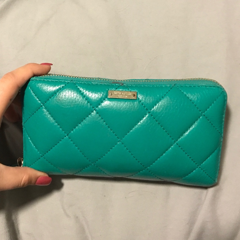 Kate spade kelly green wallet