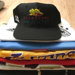 Vintage WFL Barcelona Dragons SnapBack