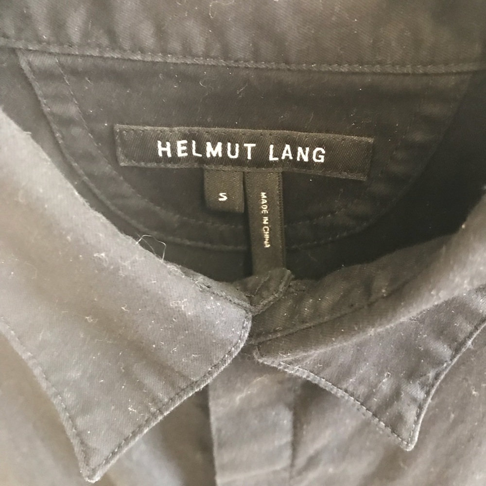 Helmut Lang Men’s Button-up - Parachute Cap Sleeve