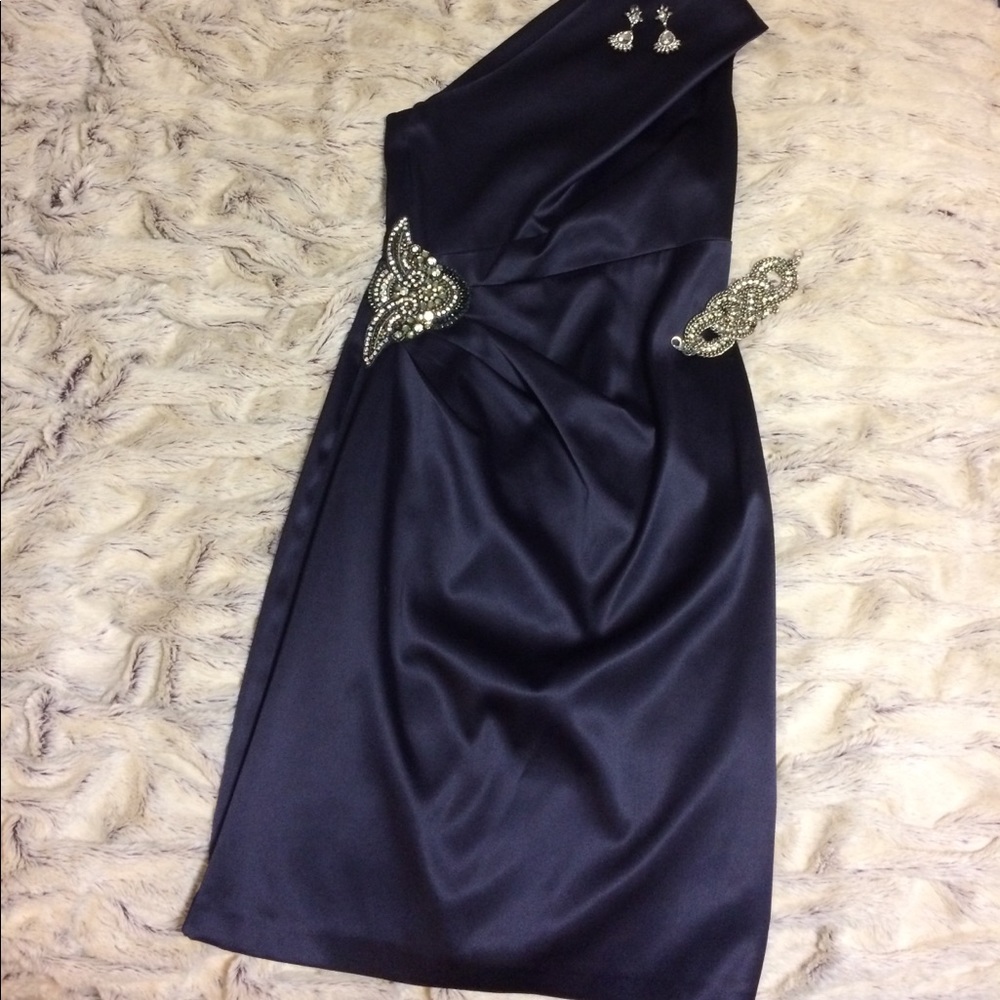 Eliza J Royal blue cocktail dress
