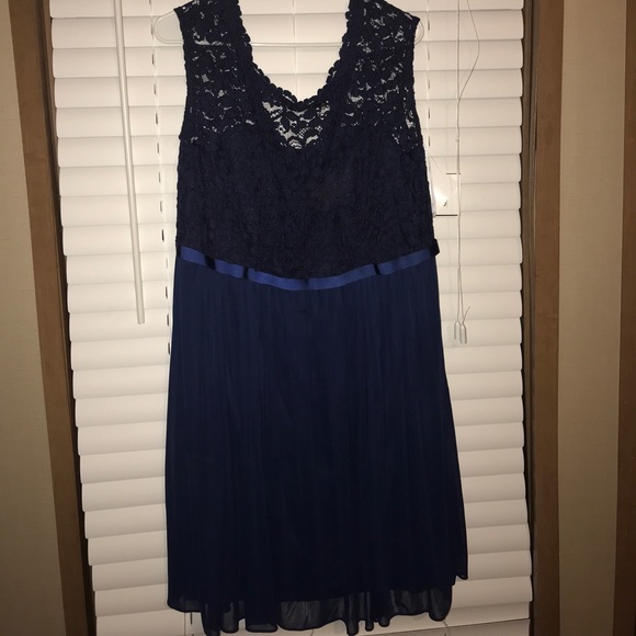 Navy blue formal dress - Picture 1 of 2